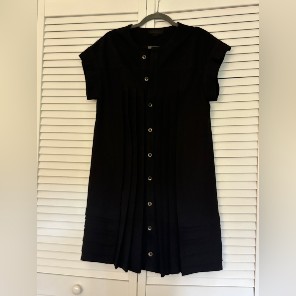 NWOT Diesel Black Gold - Black denim and rayon mini dress SZ: IT 42 / US 6 (S)